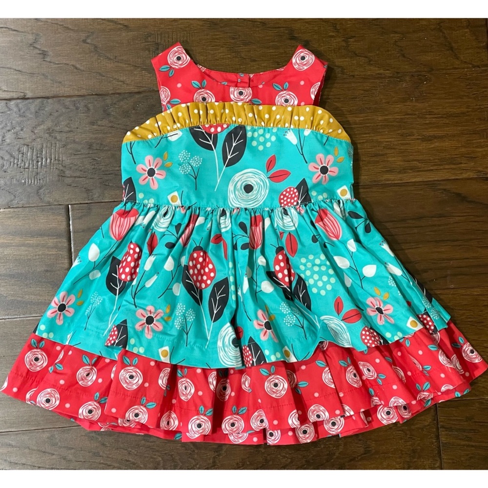 Little Miss Marmalade Ladybug Dress